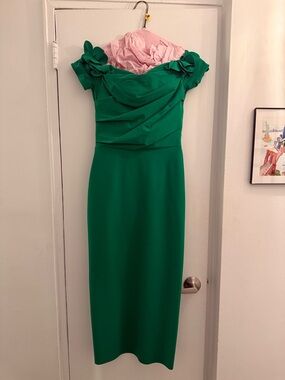 Chiara Boni Midi Dress (Kelly Green)